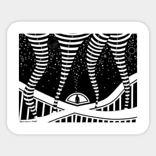 Guardian Of The Wormhole Intersection Sticker